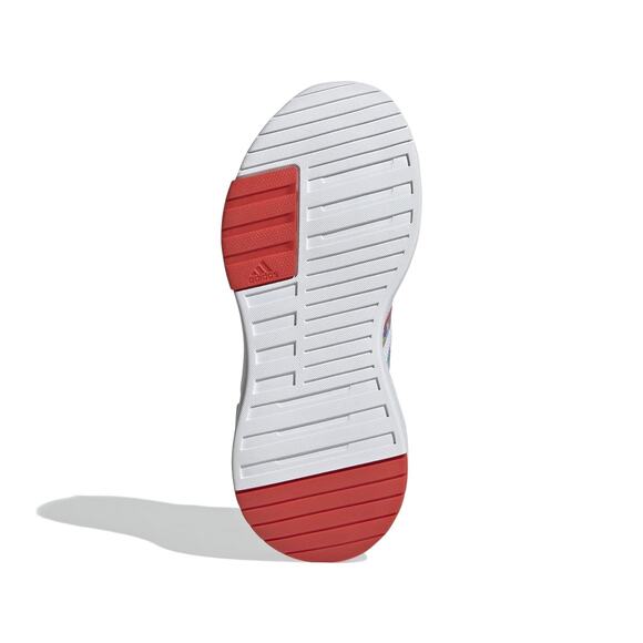 NWT adidas Racer Tr23 Lace-Up Sneaker, White, Red Royal, 4.5 US Unisex Big Kid - Picture 4 of 6